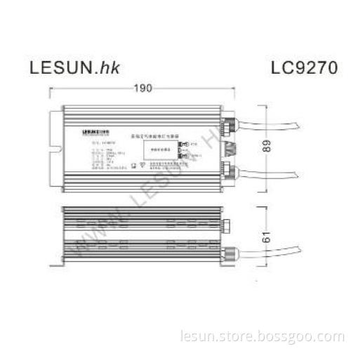 LC9270  70W High Quality Long Lifespan Electronic-Magnetic Ballast